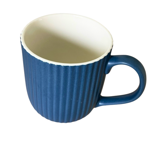 Blåt krus set ovenfra, 350 ml